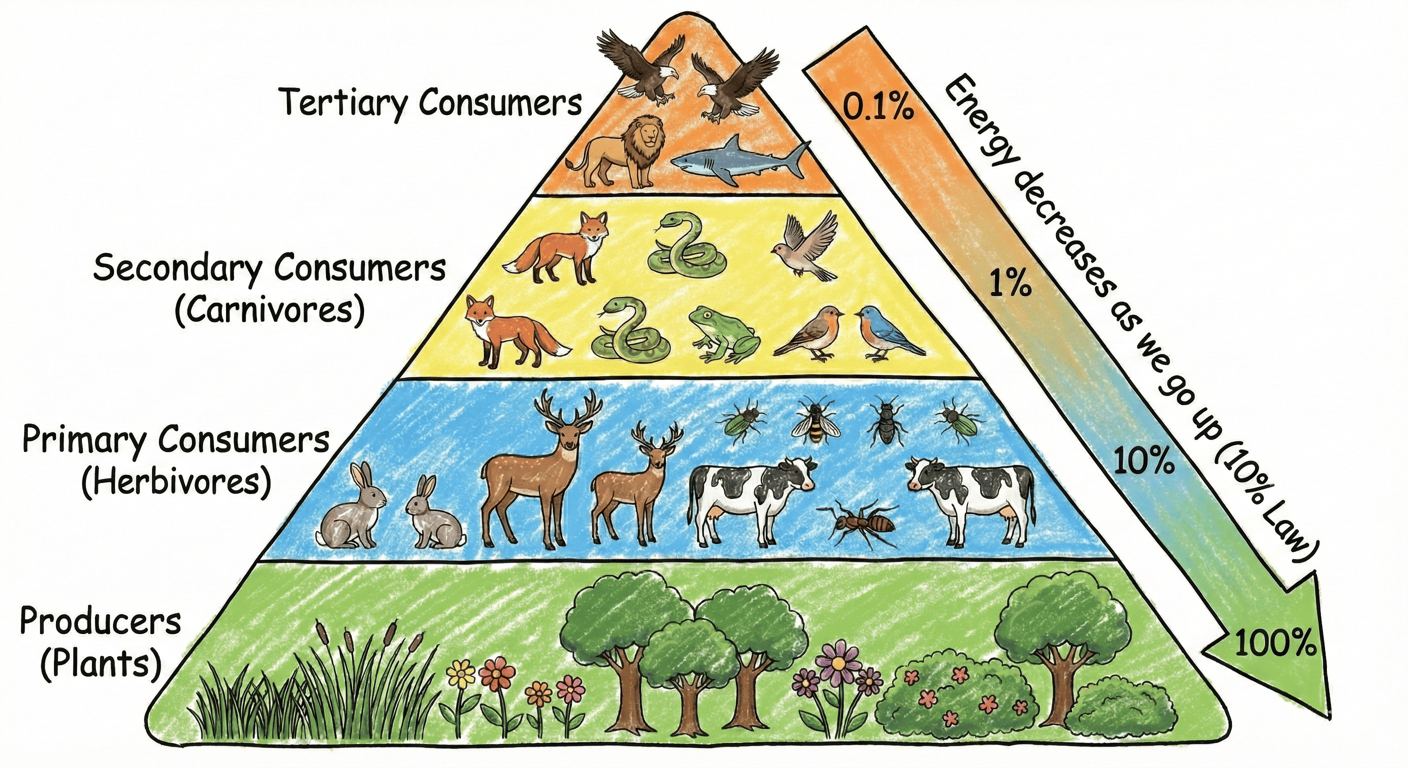 Trophic Level Pyramid